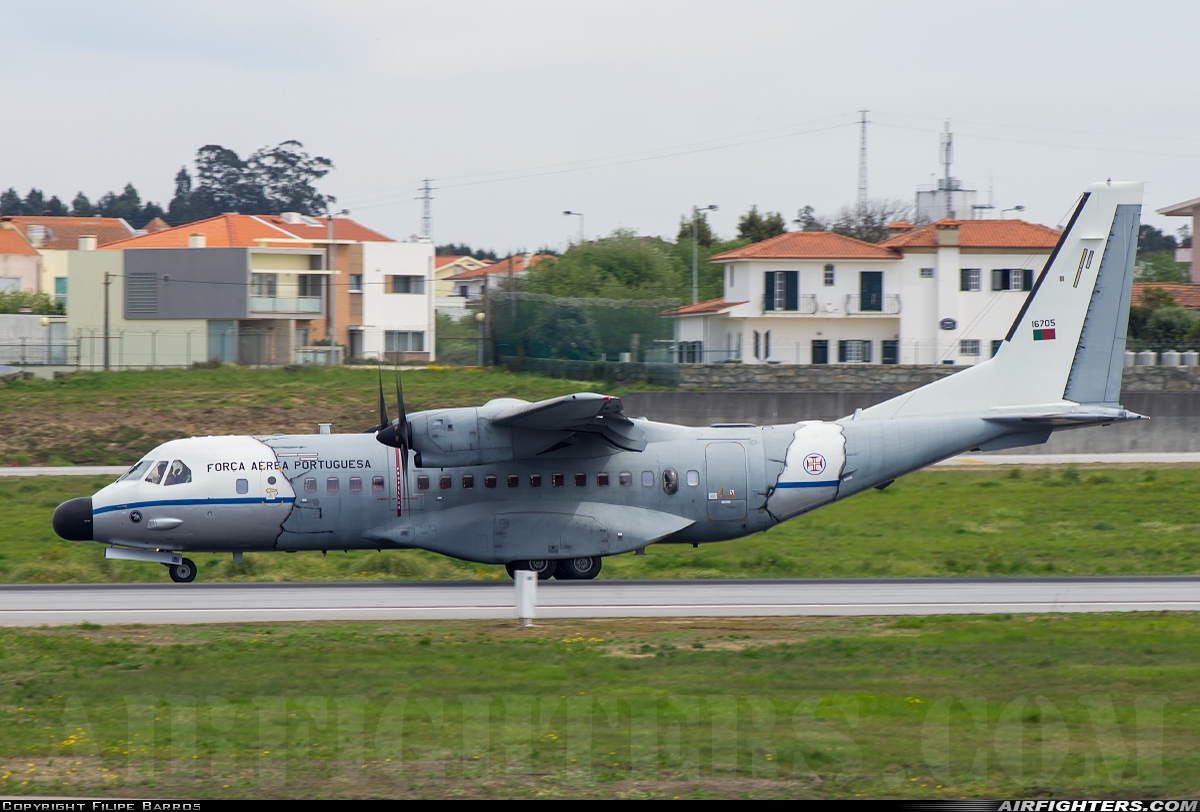 Portugal - Air Force CASA C-295M 16705 at Oporto (- Francisco sa Carneiro) (OPO / LPPR), Portugal