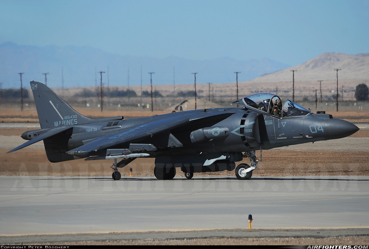USA - Marines McDonnell Douglas AV-8B+ Harrier ll 165430 at El Centro - NAF (NJK / KNJK), USA