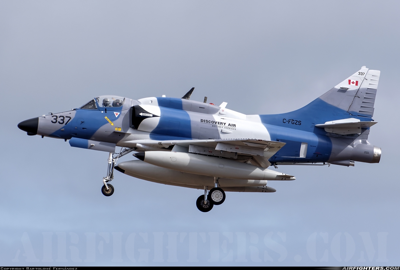Company Owned - Discovery Air Defence Services Douglas A-4N Skyhawk C-FGZS at Gran Canaria (- Las Palmas / Gando) (LPA / GCLP), Spain