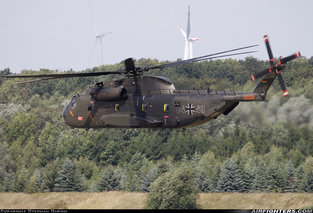 Germany - Air Force Sikorsky CH-53GA (S-65) 84+49 at Rostock - Laage (RLG / ETNL), Germany