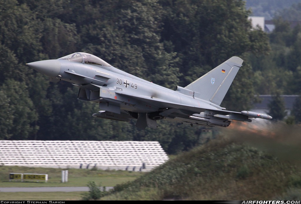 Germany - Air Force Eurofighter EF-2000 Typhoon S 30+49 at Rostock - Laage (RLG / ETNL), Germany