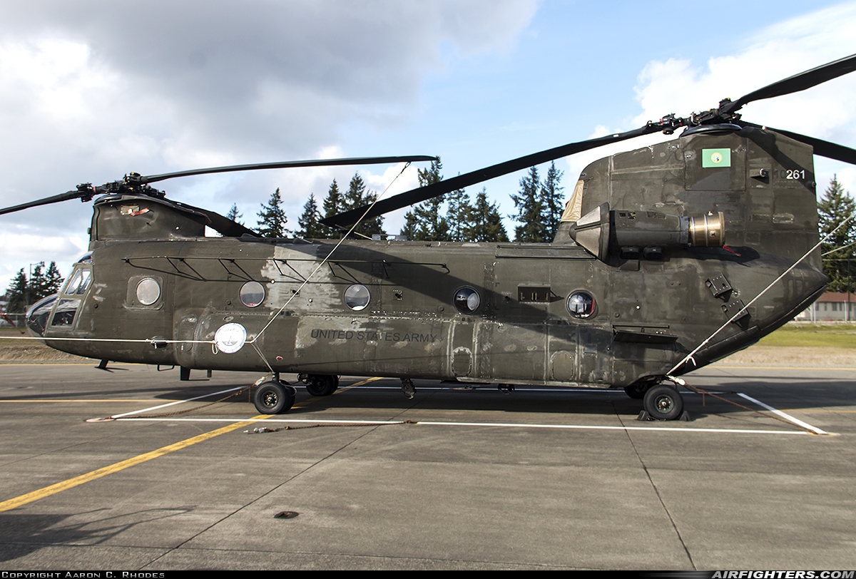 USA - Army Boeing Vertol CH-47D Chinook 91-0261 at Gray Army Airfield (GRF / KGRF), USA