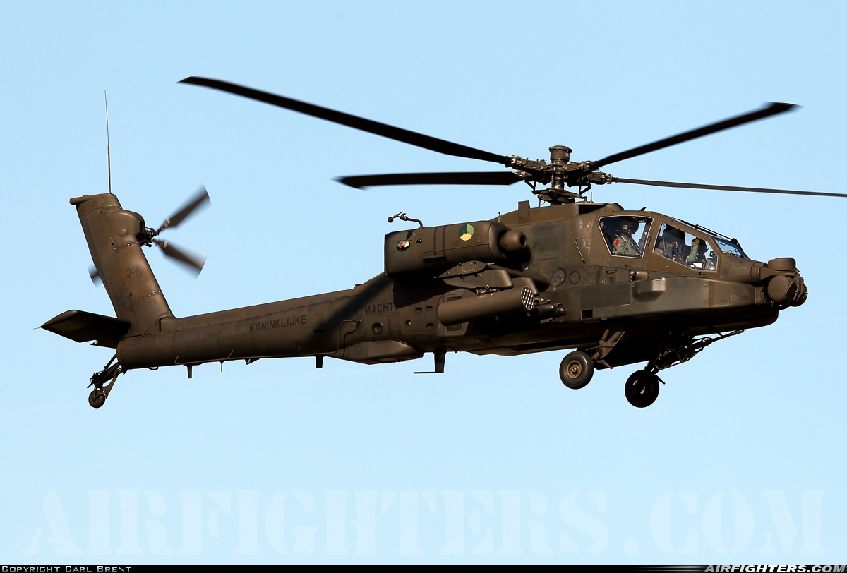Netherlands - Air Force Boeing AH-64DN Apache Longbow Q-16 at Breda - Gilze-Rijen (GLZ / EHGR), Netherlands