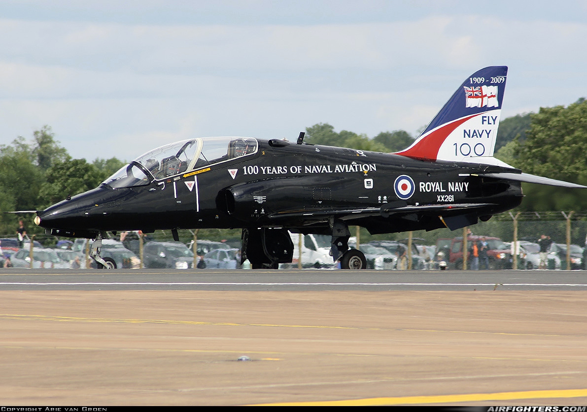 UK - Navy British Aerospace Hawk T.1A XX261 at Fairford (FFD / EGVA), UK