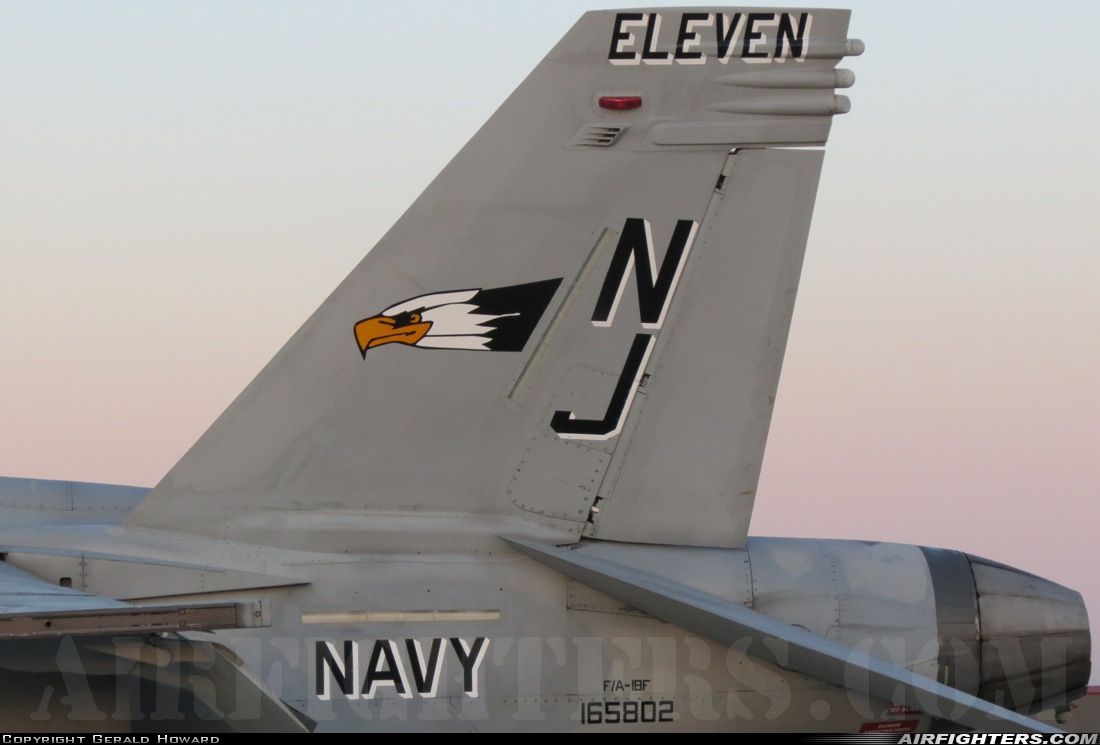 USA - Navy Boeing F/A-18F Super Hornet 165802 at Boise - Air Terminal / Gowen Field (Municipal) (BOI / KBOI), USA