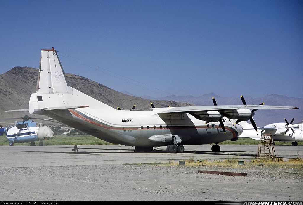 Afghanistan - Air Force Antonov An-12BK 00406 at Kabul - Khwaja Rawash (KBL / OAKB), Afghanistan