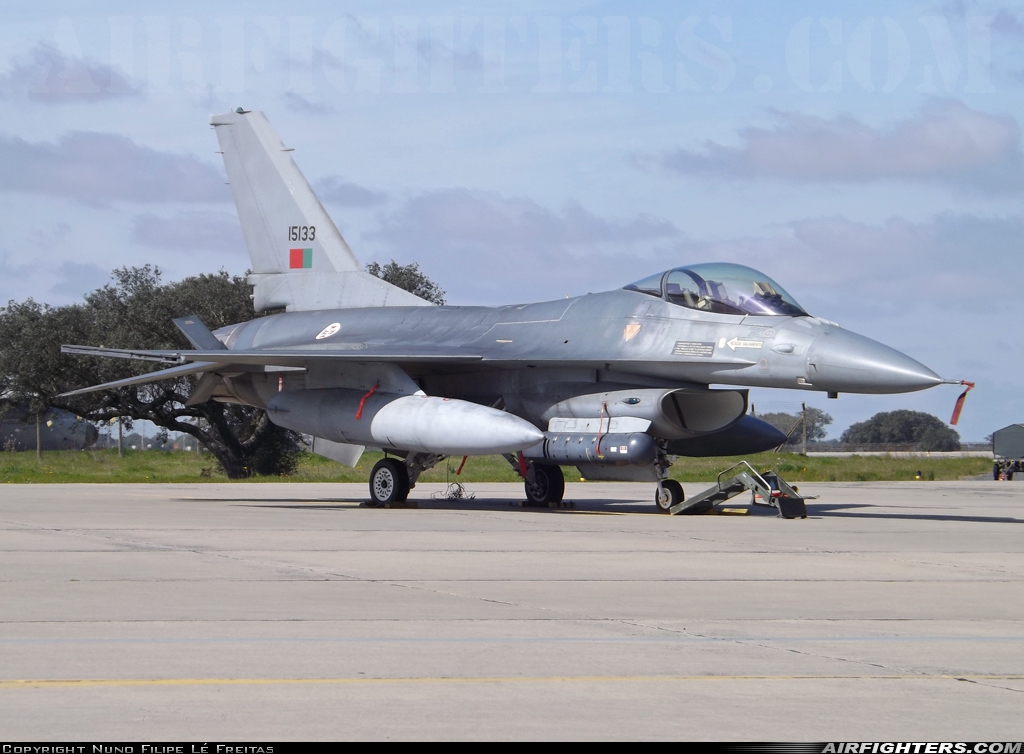 Portugal - Air Force General Dynamics F-16AM Fighting Falcon 15133 at Beja (BA11) (LPBJ), Portugal