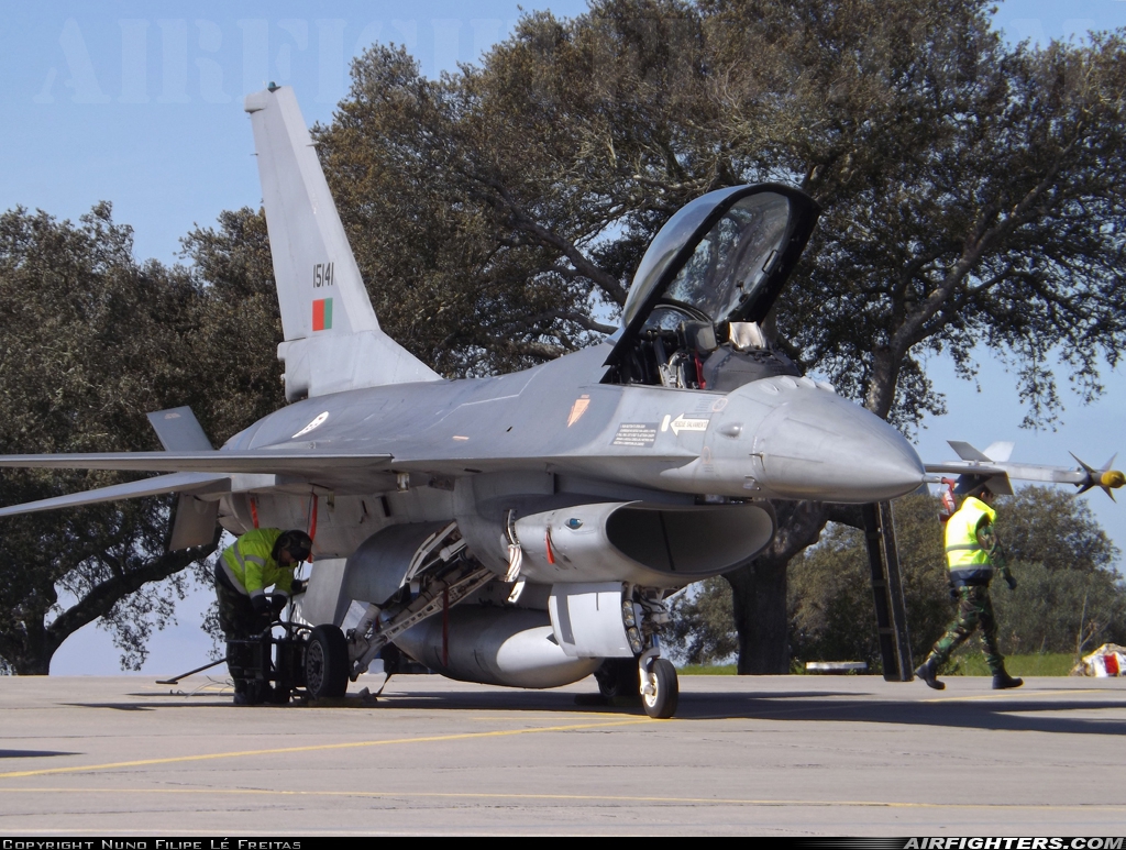 Portugal - Air Force General Dynamics F-16AM Fighting Falcon 15141 at Beja (BA11) (LPBJ), Portugal