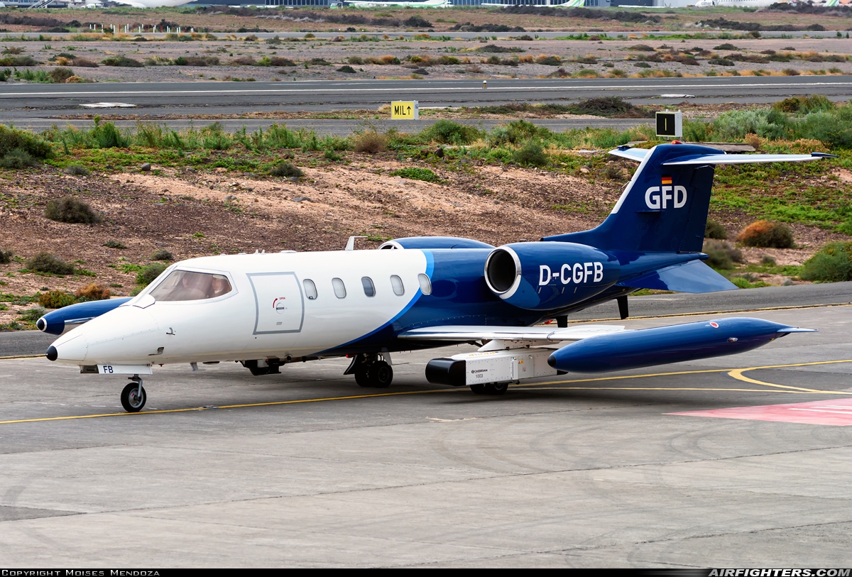 Company Owned - GFD Learjet 35A D-CGFB at Gran Canaria (- Las Palmas / Gando) (LPA / GCLP), Spain