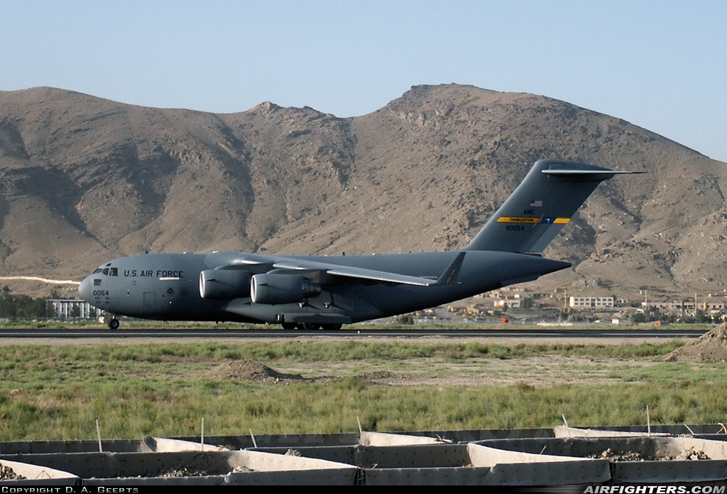 USA - Air Force Boeing C-17A Globemaster III 98-0054 at Kabul - Khwaja Rawash (KBL / OAKB), Afghanistan