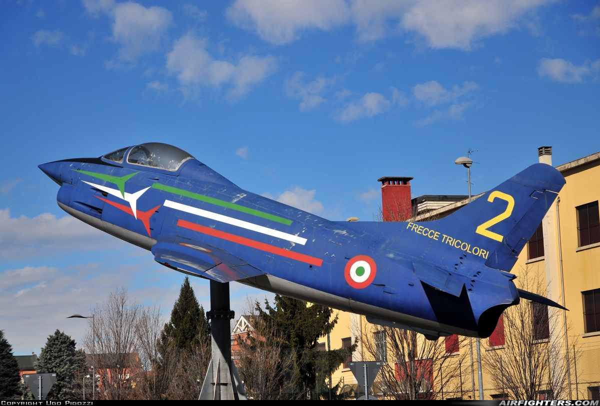 Italy - Air Force Fiat G-91 PAN MM6239 at Off-Airport - Gallarante, Italy