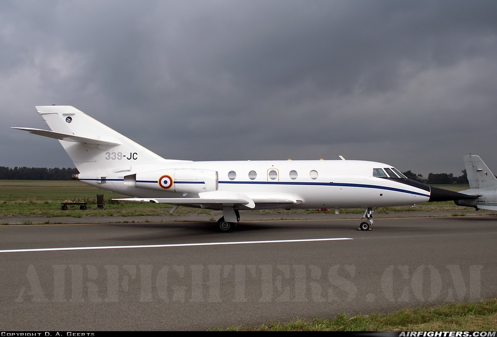 France - Air Force Dassault Falcon (Mystere) 20SNA 451 at Beauvechain (EBBE), Belgium