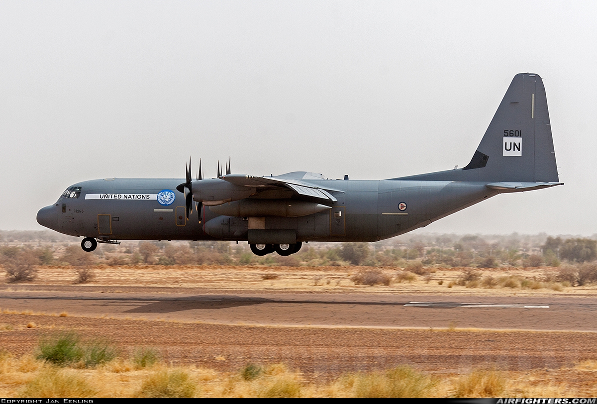 Norway - Air Force Lockheed Martin C-130J-30 Hercules (L-382) 5601 at Gao - Korogoussou (GAQ / GAGO), Mali