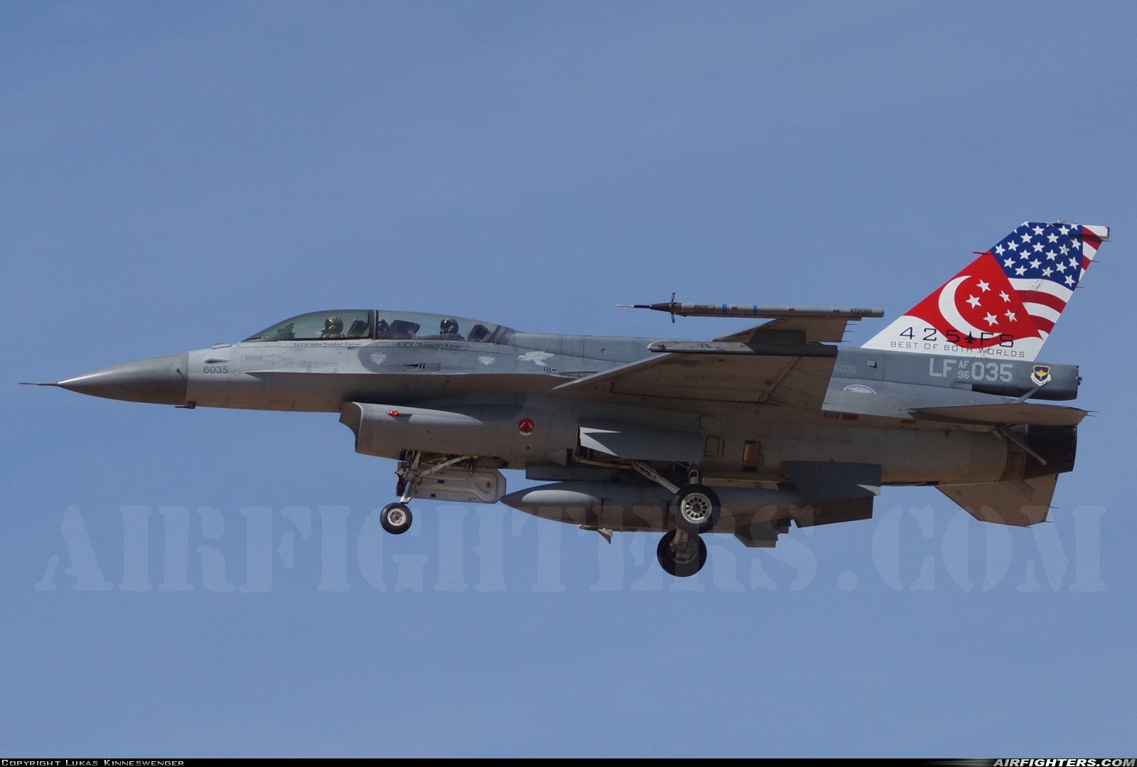 Singapore - Air Force General Dynamics F-16D Fighting Falcon 96-5035 at Glendale (Phoenix) - Luke AFB (LUF / KLUF), USA