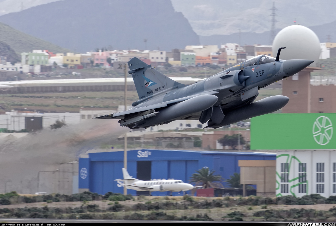 France - Air Force Dassault Mirage 2000-5F 47 at Gran Canaria (- Las Palmas / Gando) (LPA / GCLP), Spain