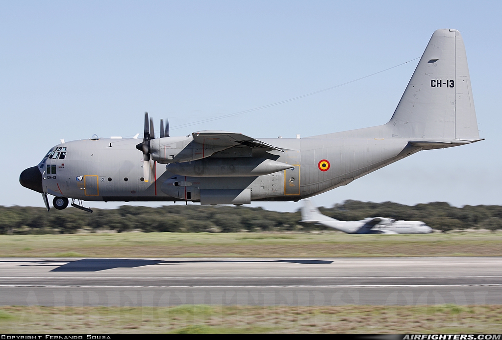 Belgium - Air Force Lockheed C-130H Hercules (L-382) CH-13 at Beja (BA11) (LPBJ), Portugal