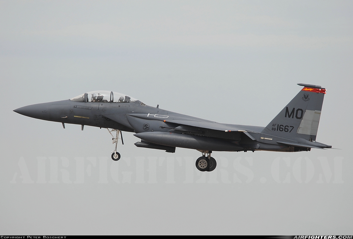USA - Air Force McDonnell Douglas F-15E Strike Eagle 88-1667 at El Centro - NAF (NJK / KNJK), USA
