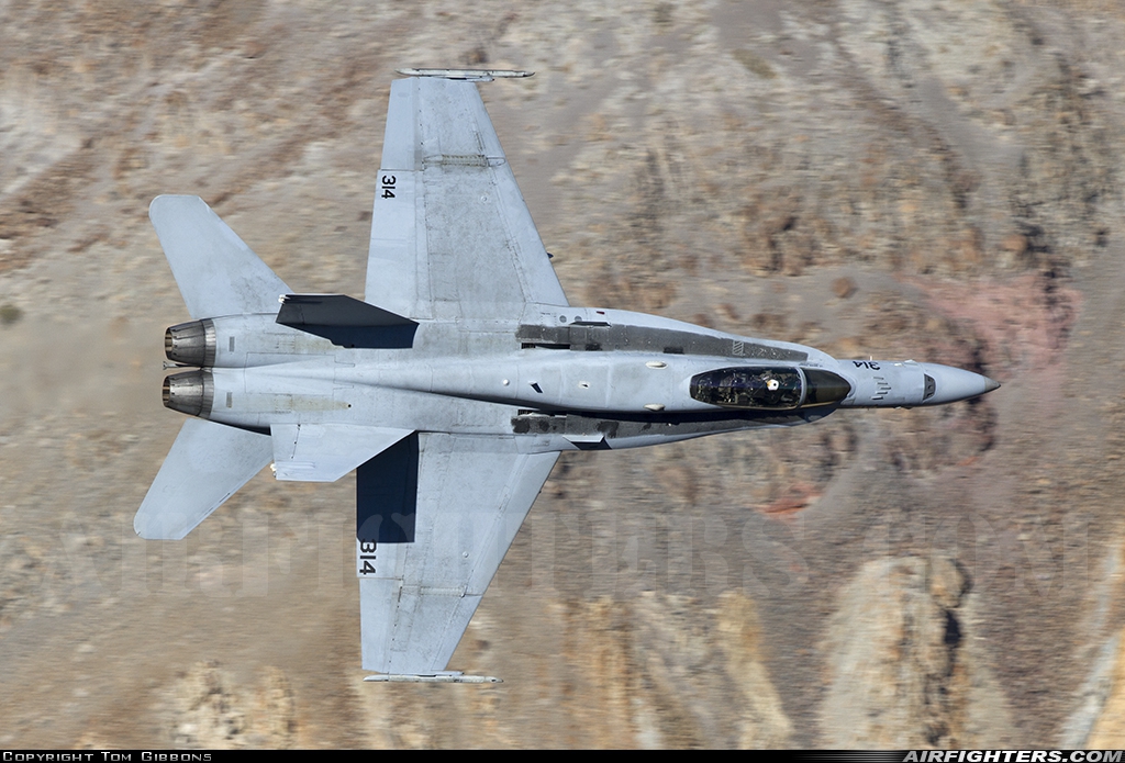 USA - Navy McDonnell Douglas F/A-18C Hornet 164243 at Off-Airport - Rainbow Canyon area, USA