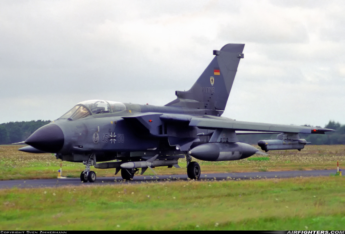 Germany - Navy Panavia Tornado IDS 45+50 at Eggebek (ETME), Germany