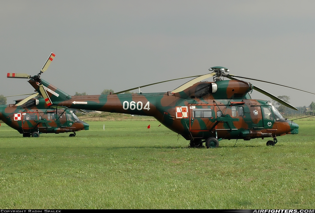 Poland - Army PZL-Swidnik W-3W Sokol 0604 at Inowroclaw (- Latkowo) (EPIN / EPIR), Poland