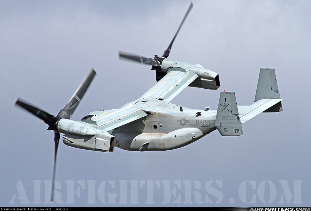 USA - Marines Bell / Boeing MV-22B Osprey 168230 at Seville - Moron de la Frontera (OZP / LEMO), Spain