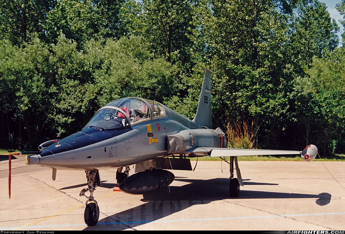 Norway - Air Force Northrop F-5B Freedom Fighter 595 at Leeuwarden (LWR / EHLW), Netherlands