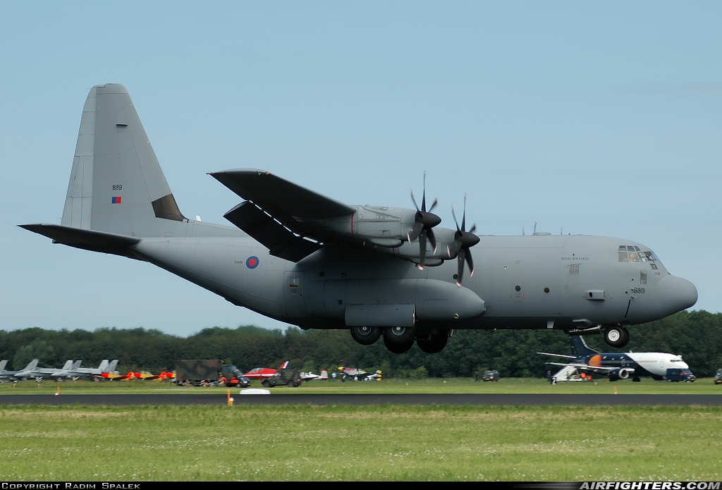 UK - Air Force Lockheed Martin Hercules C5 (C-130J / L-382) ZH889 at Leeuwarden (LWR / EHLW), Netherlands