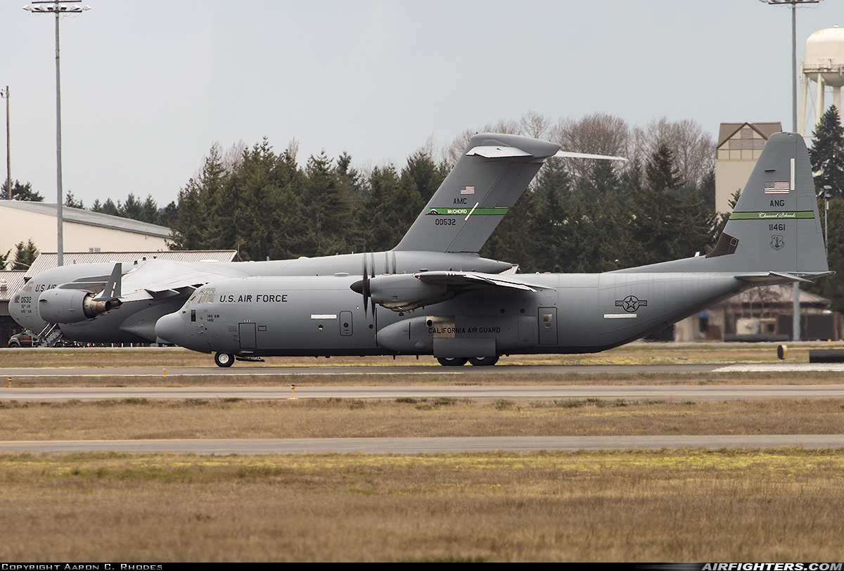 USA - Air Force Lockheed Martin C-130J-30 Hercules (L-382) 01-1461 at Tacoma - McChord AFB (TCM / KTCM), USA