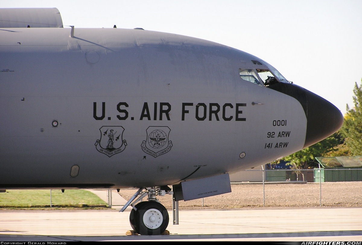 USA - Air Force Boeing KC-135R Stratotanker (717-148) 58-0001 at Boise - Air Terminal / Gowen Field (Municipal) (BOI / KBOI), USA