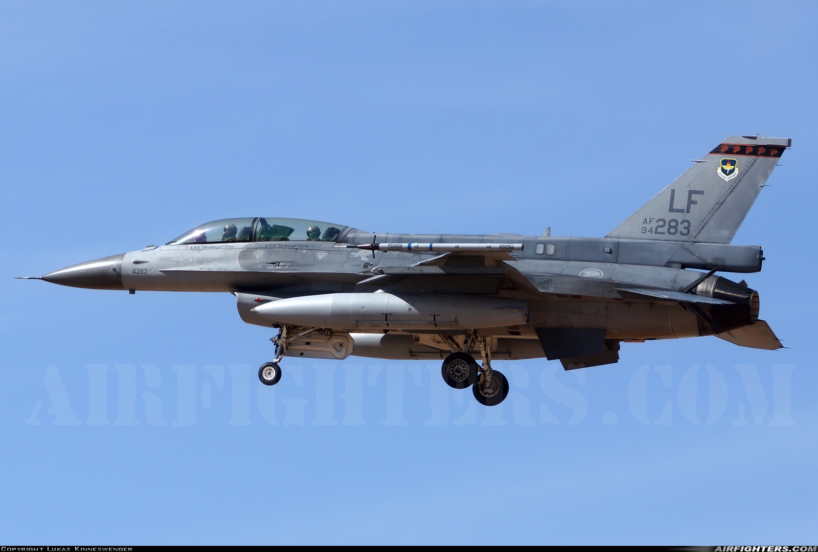 Singapore - Air Force General Dynamics F-16D Fighting Falcon 94-0283 at Glendale (Phoenix) - Luke AFB (LUF / KLUF), USA