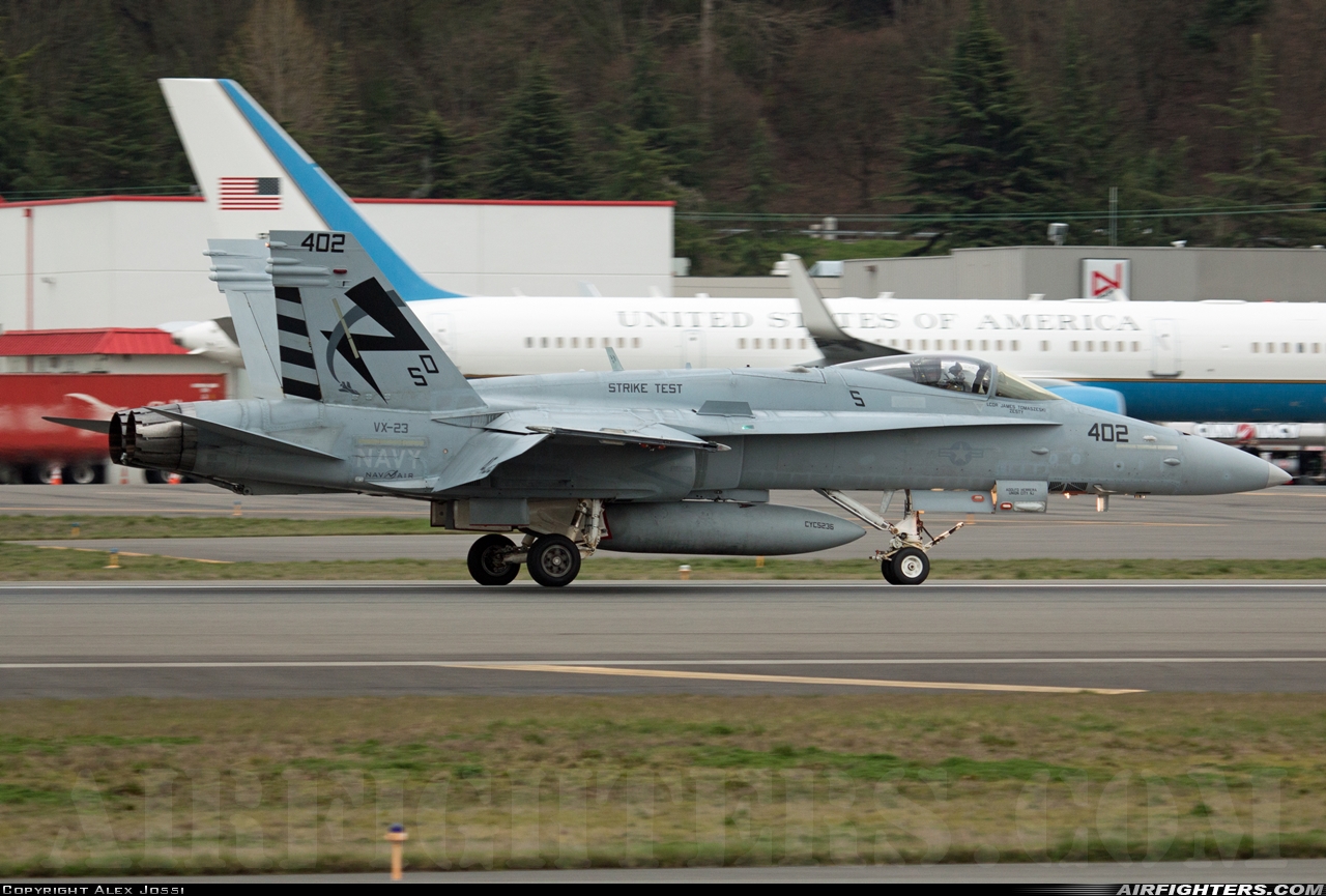 USA - Navy McDonnell Douglas F/A-18C Hornet 163706 at Seattle - Boeing Field / King County Int. (BFI / KBFI), USA