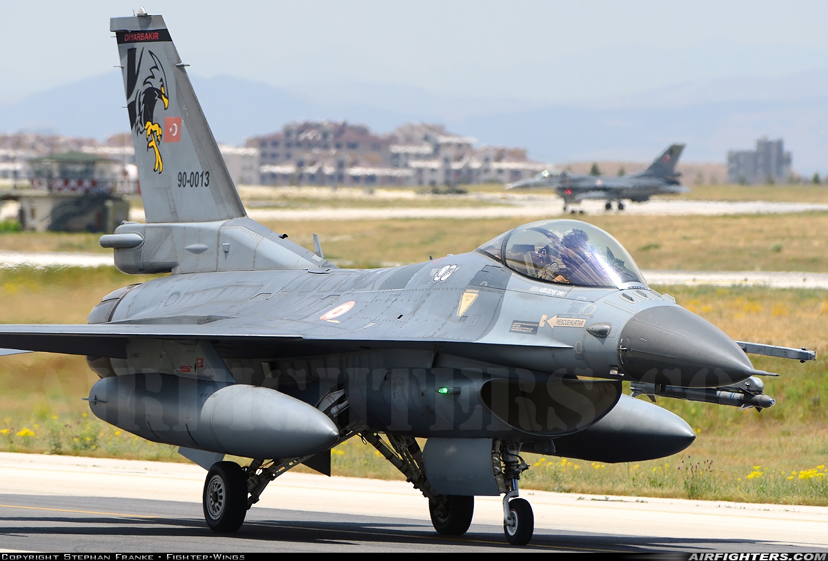 Türkiye - Air Force General Dynamics F-16C Fighting Falcon 90-0013 at Konya (KYA / LTAN), Türkiye