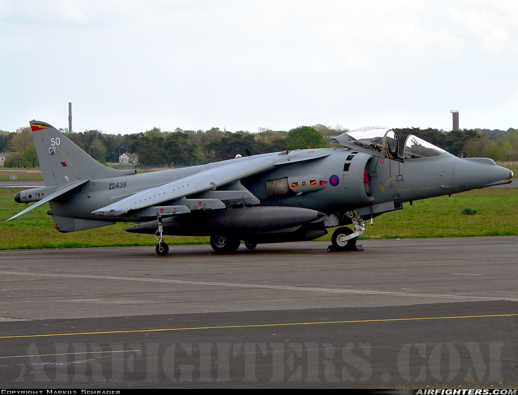 UK - Air Force British Aerospace Harrier GR.9 ZD438 at Weeze (NRN / EDLV), Germany