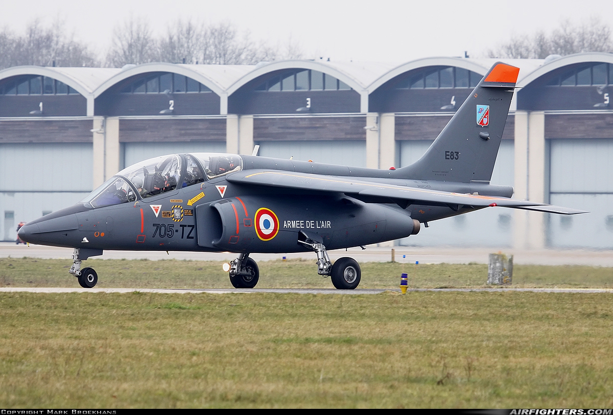France - Air Force Dassault/Dornier Alpha Jet E E83 at Breda - Gilze-Rijen (GLZ / EHGR), Netherlands