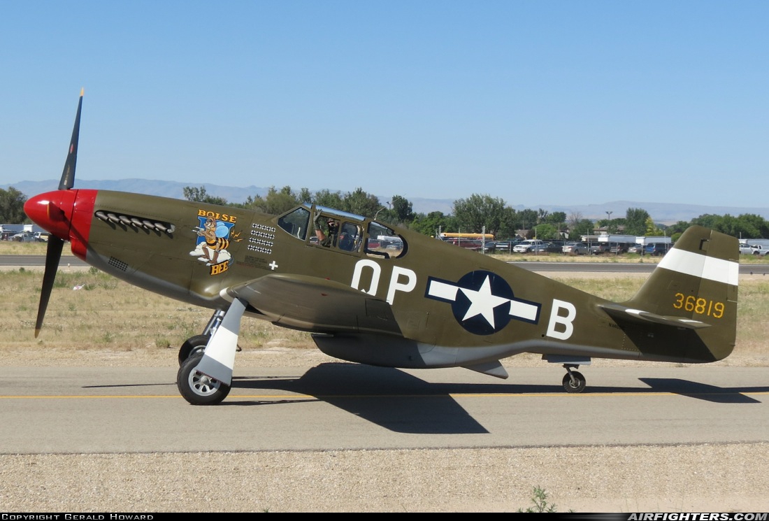 Private North American P-51C Mustang NX4651C at Nampa - Municipal (MAN / KMAN), USA