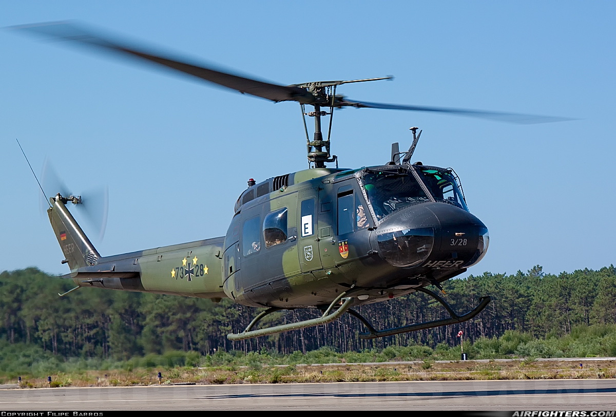 Germany - Army Bell UH-1D Iroquois (205) 73+28 at Ovar (AM1) (LPOV), Portugal
