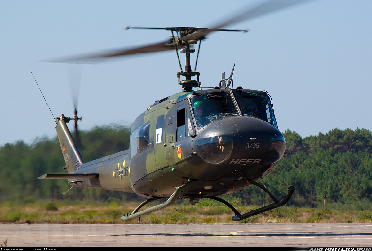 Germany - Army Bell UH-1D Iroquois (205) 73+35 at Ovar (AM1) (LPOV), Portugal