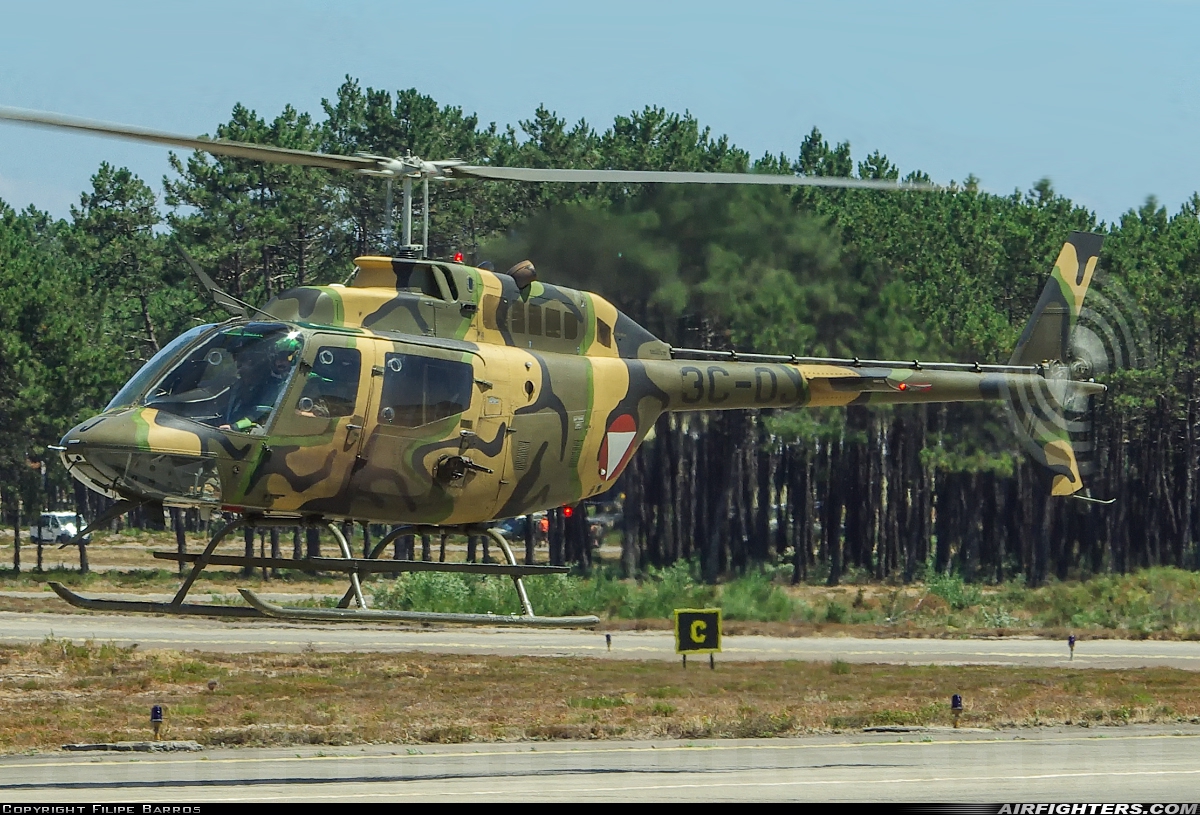 Austria - Air Force Bell OH-58B Kiowa 3C-OJ at Ovar (AM1) (LPOV), Portugal