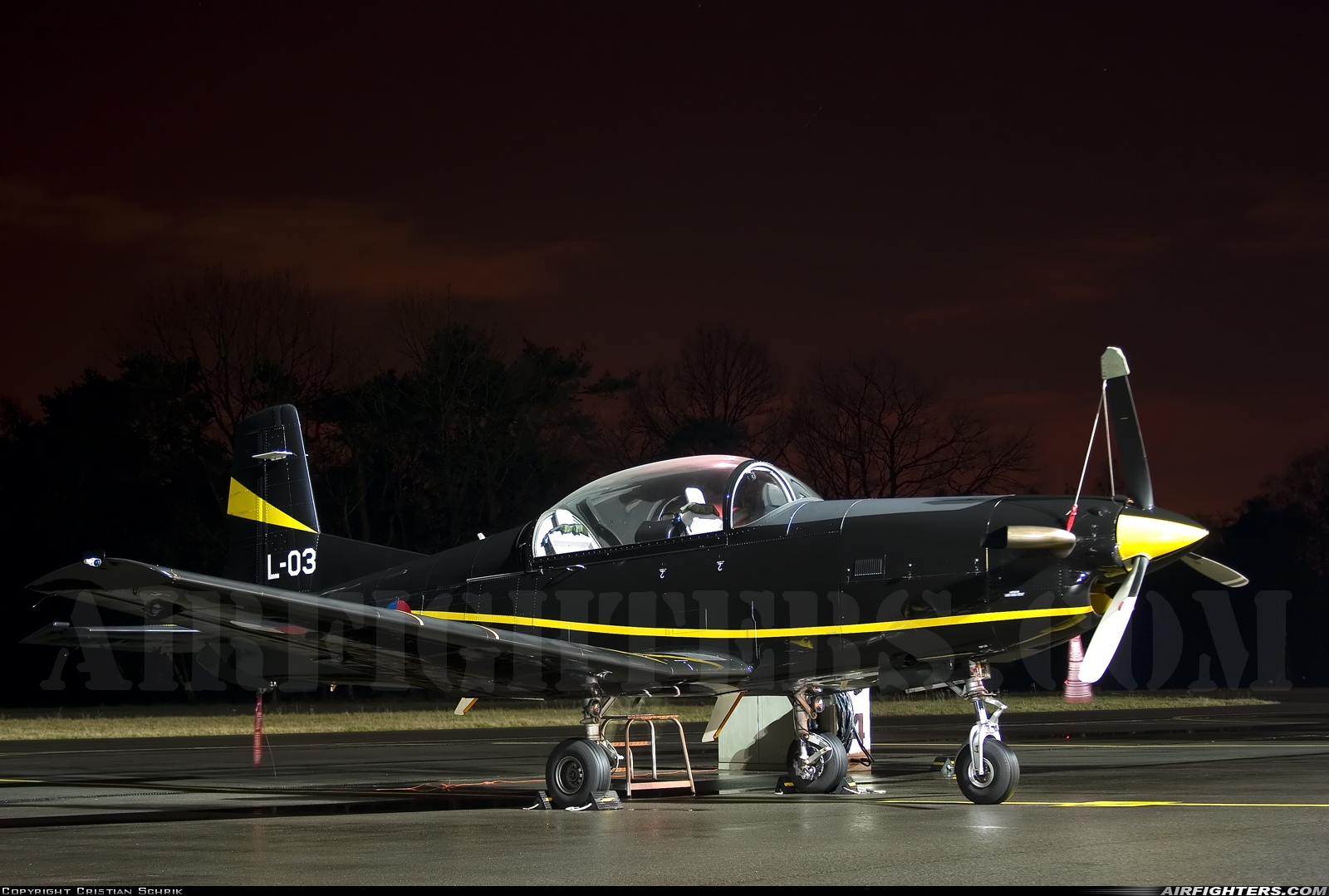 Netherlands - Air Force Pilatus PC-7 Turbo Trainer L-03 at Bergen op Zoom - Woensdrecht (WOE / BZM / EHWO), Netherlands