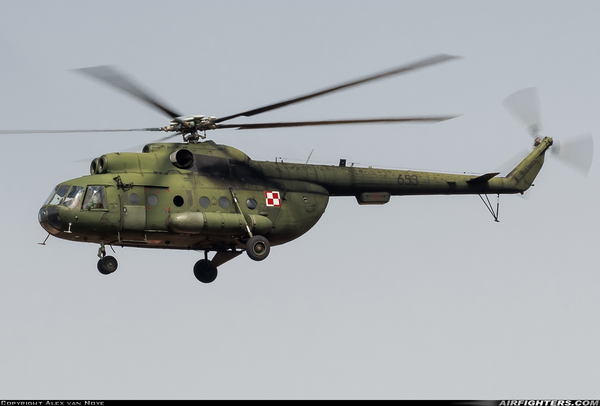 Poland - Army Mil Mi-8T 653 at Radom - Sadkow (EPRA), Poland