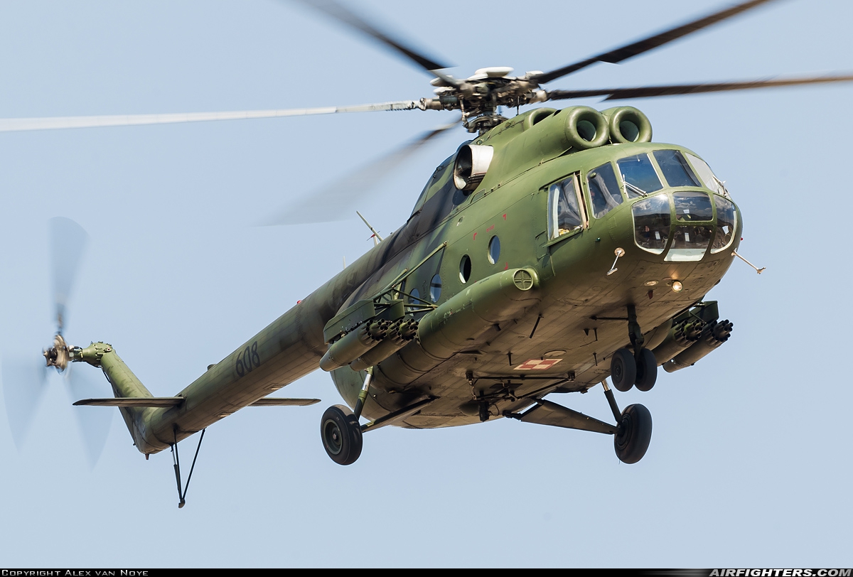 Poland - Army Mil Mi-8T 608 at Deblin (- Irena) (EPDE), Poland