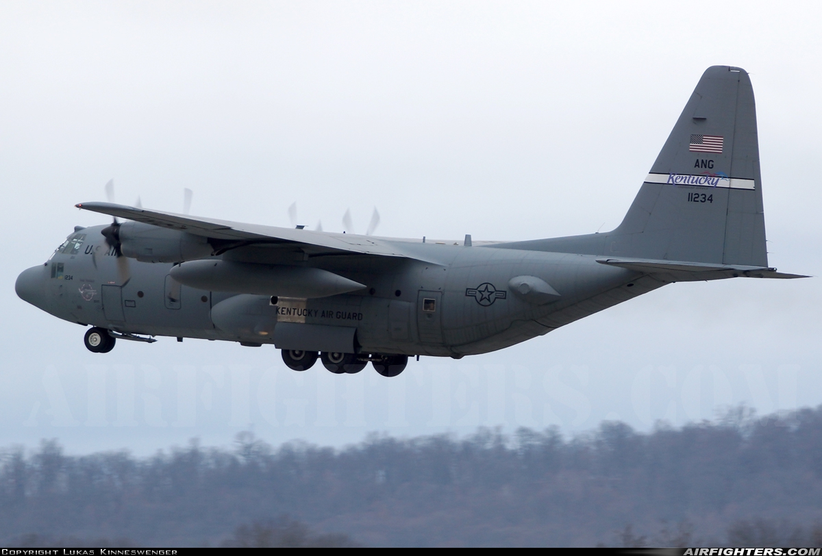 USA - Air Force Lockheed C-130H Hercules (L-382) 91-1234 at Louisville - Standiford Field Int. (SDF / KSDF), USA