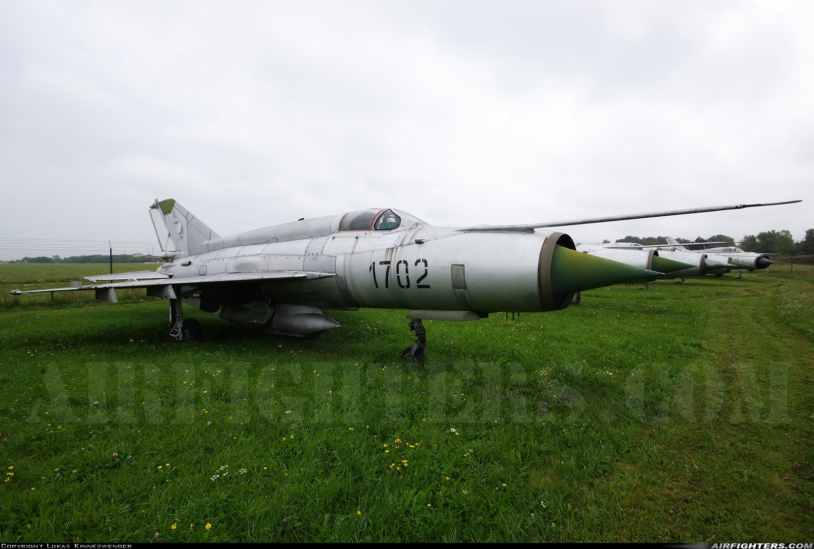 Slovakia - Air Force Mikoyan-Gurevich MiG-21R 1702 at Piestany (PZY / LZPP), Slovakia