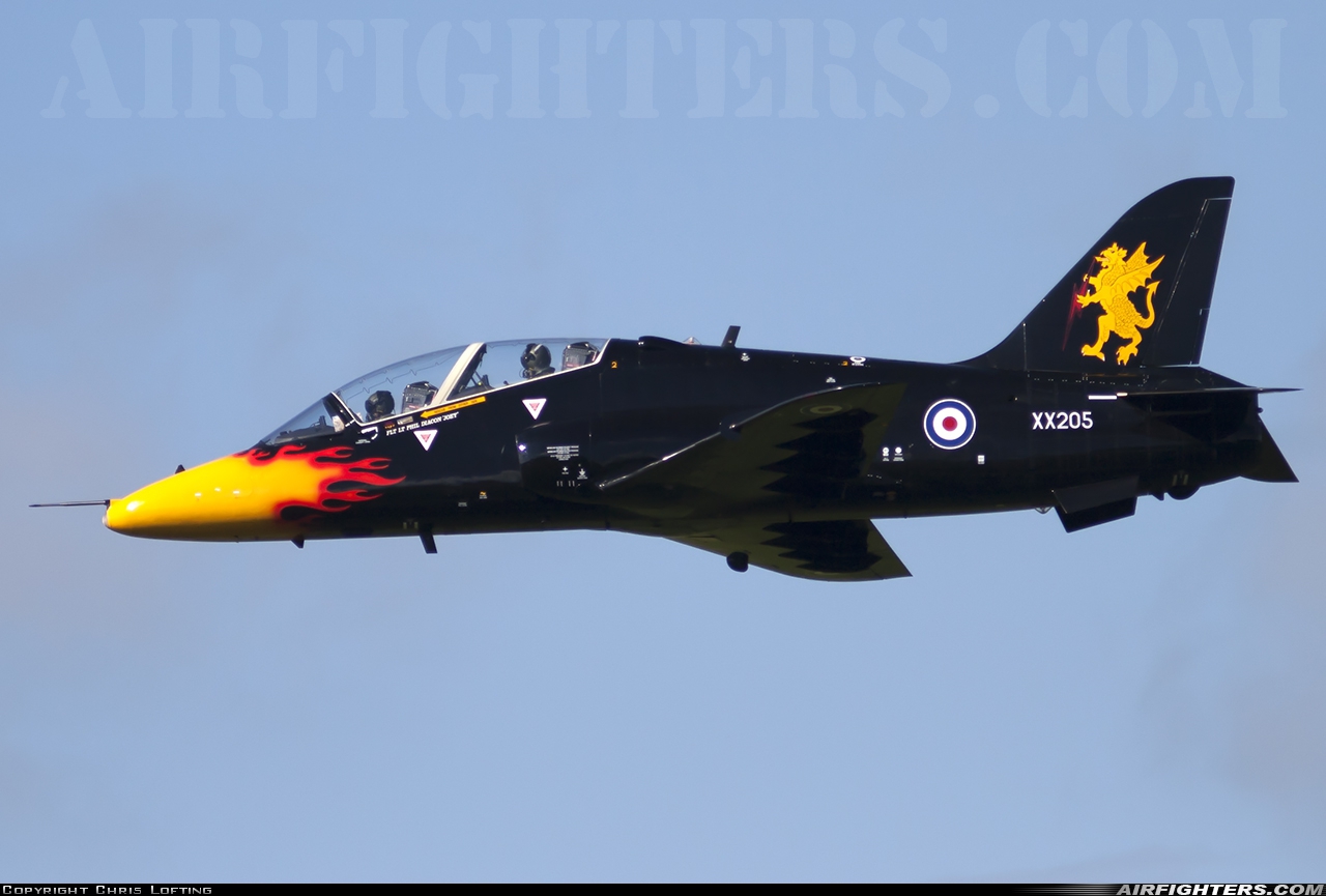 UK - Air Force British Aerospace Hawk T.1A XX205 at Off-Airport - Machynlleth Loop Area, UK