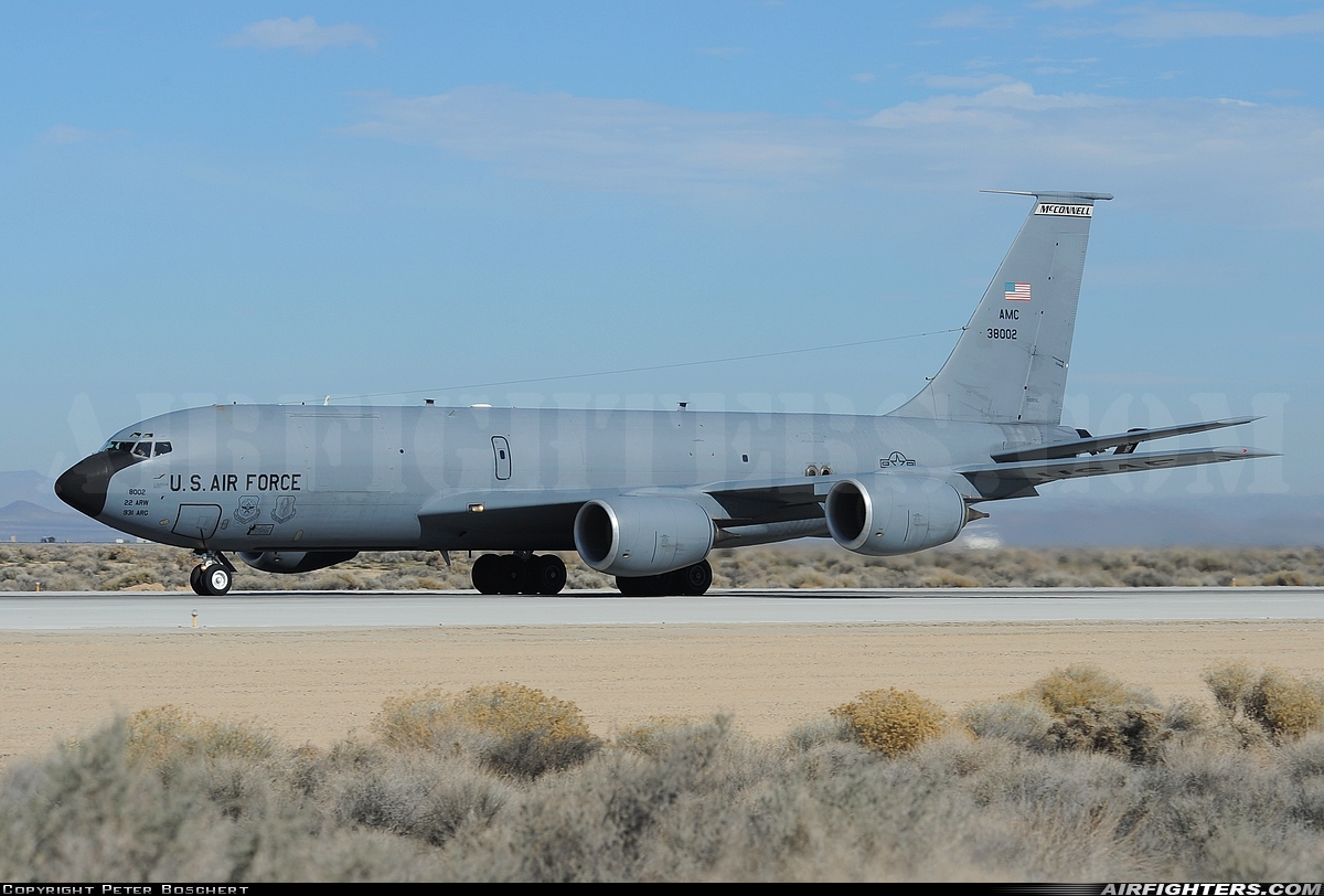 USA - Air Force Boeing KC-135R Stratotanker (717-100) 63-8002 at Edwards - AFB (EDW / KEDW), USA