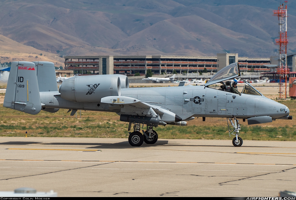 USA - Air Force Fairchild A-10C Thunderbolt II 78-0619 at Boise - Air Terminal / Gowen Field (Municipal) (BOI / KBOI), USA