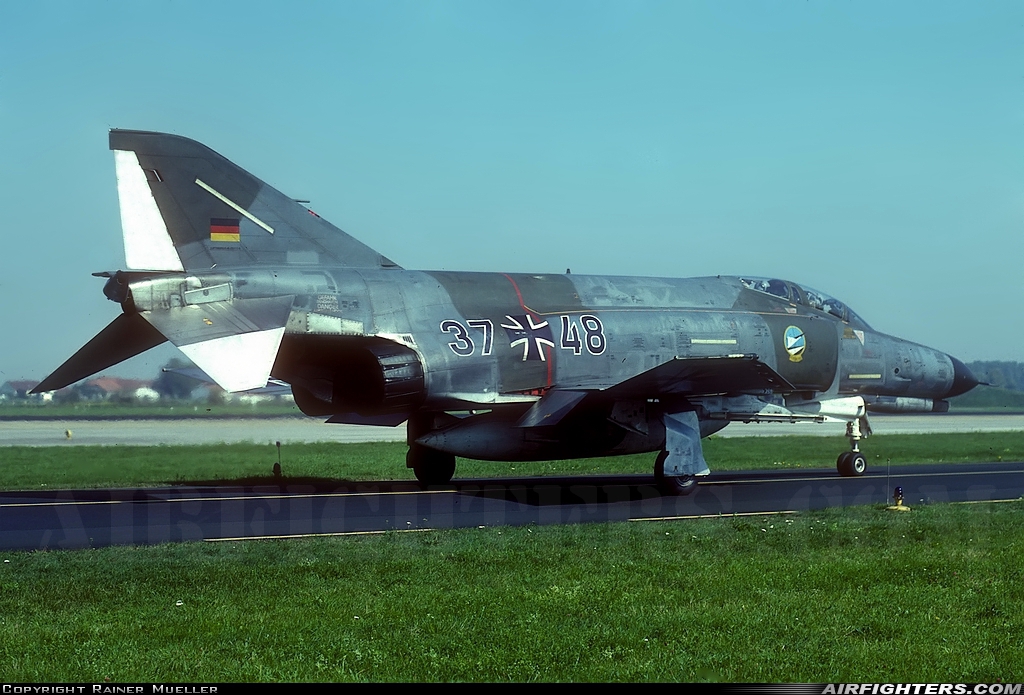 Germany - Air Force McDonnell Douglas F-4F Phantom II 37+48 at Neuburg - Zell (ETSN), Germany