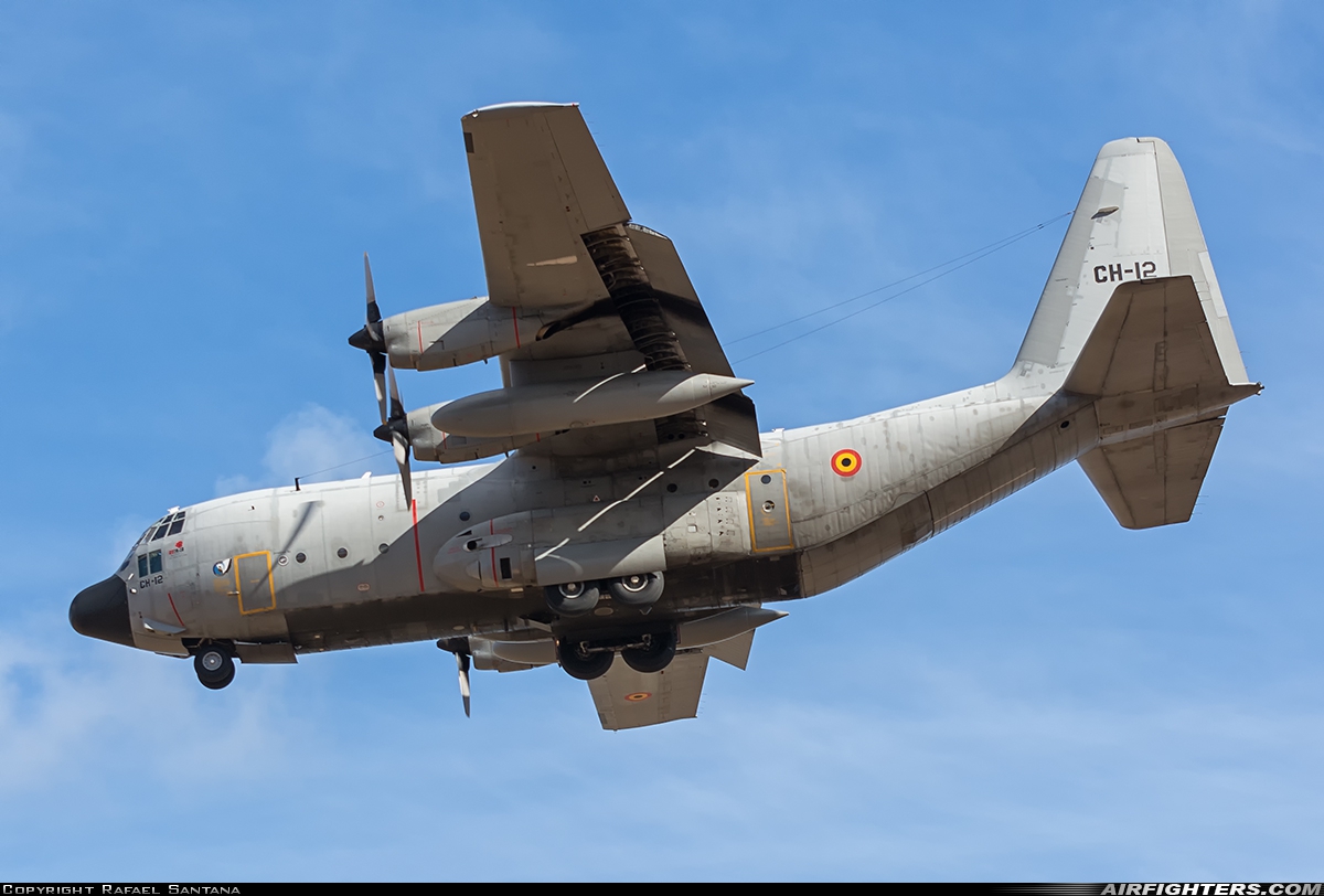 Belgium - Air Force Lockheed C-130H Hercules (L-382) CH-12 at Gran Canaria (- Las Palmas / Gando) (LPA / GCLP), Spain