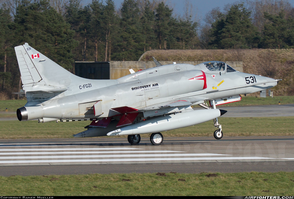 Company Owned - Discovery Air Defence Services Douglas A-4N Skyhawk C-FGZI at Wittmundhafen (Wittmund) (ETNT), Germany