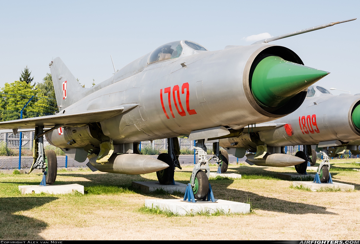 Poland - Air Force Mikoyan-Gurevich MiG-21PF 1702 at Deblin (- Irena) (EPDE), Poland